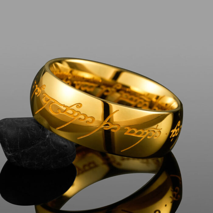 Alderwood ring, view 1